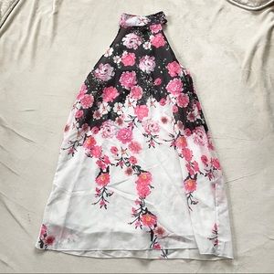 Cherry Blossom Halter Dress